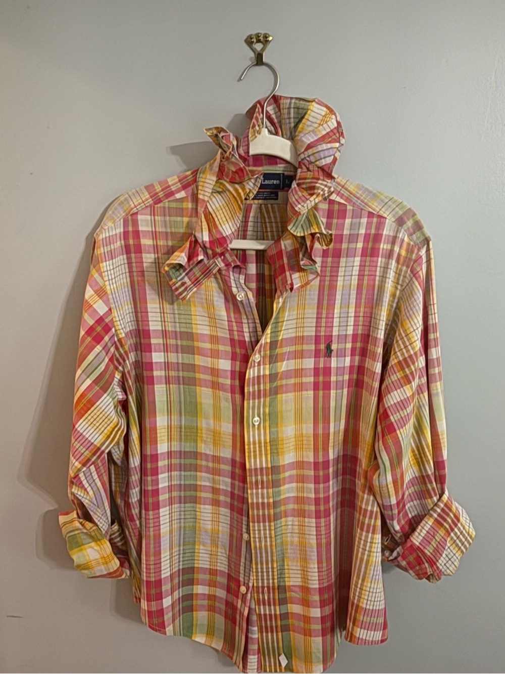 Ralph Lauren Multicolor Plaid Button-Down Shirt